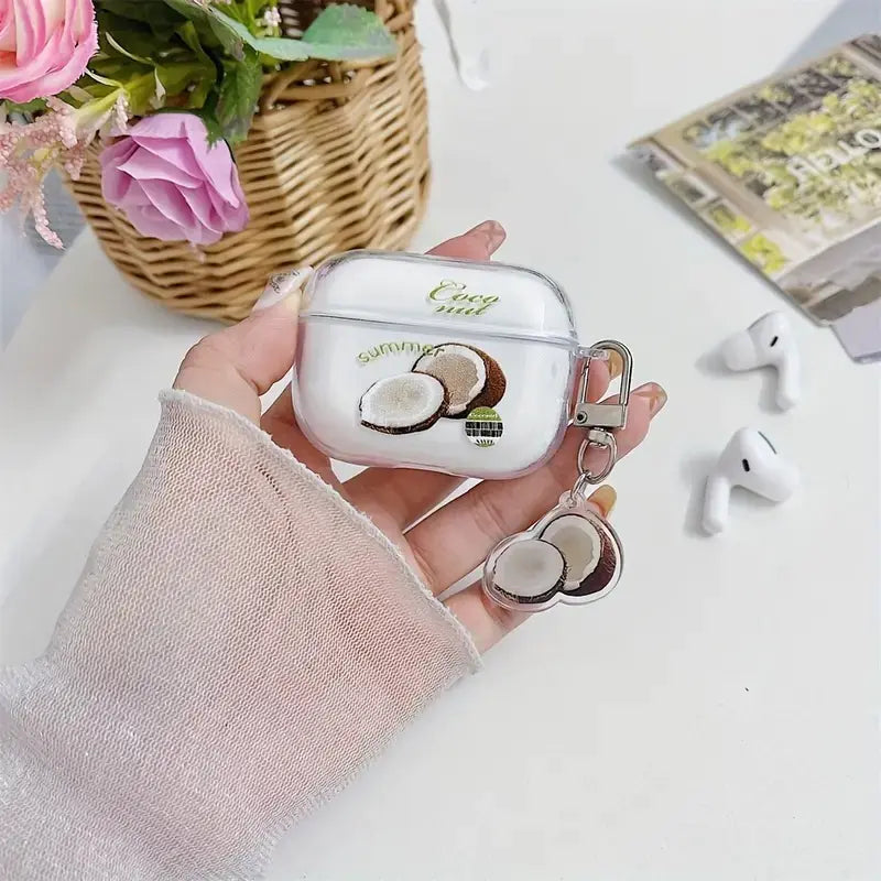 Coconut Cartoon Earphone Case for AirPods Pro 1/2/3